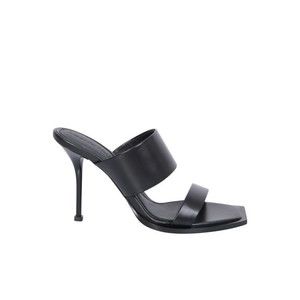 Alexander Mcqueen Black Slip-On Sandals With Stiletto Heel - NWT